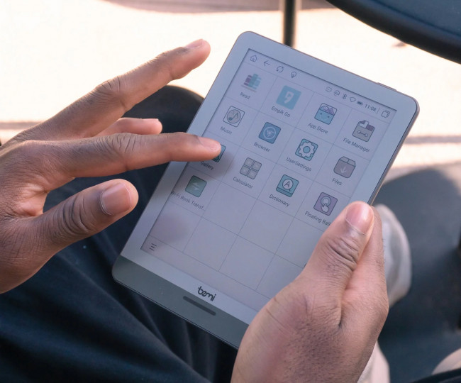 Електронна книга (рідер) з кольоровим сенсорним екраном  Bemi Cognita Tab 6 ProC - Grey